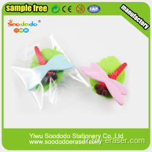 SOODODO Papeterie Cadeaux Set Cute Insects Rubber Eraser